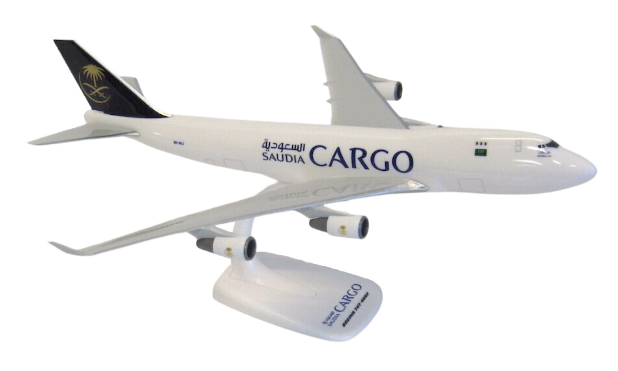 Maqueta Boeing B747-400F Saudia Cargo 9H-AKJ